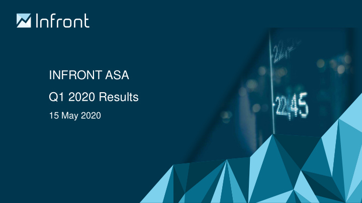 infront asa q1 2020 results