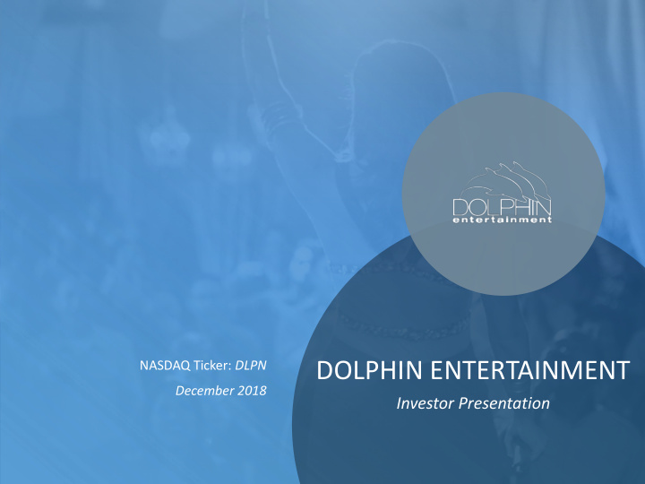 dolphin entertainment