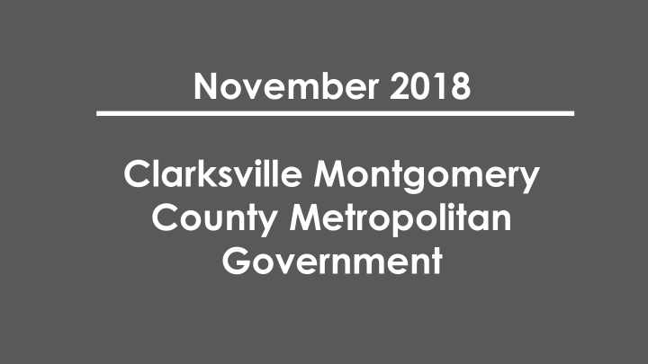 november 2018 clarksville montgomery county metropolitan