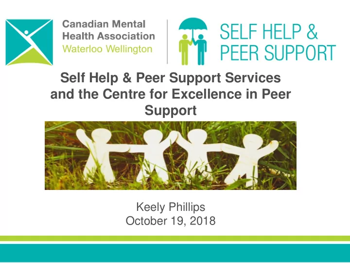 and the centre for excellence in peer