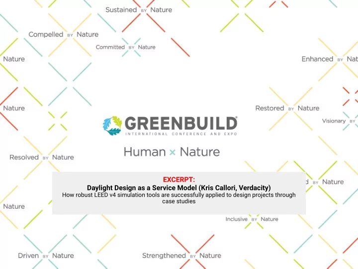 excerpt daylight design as a service model kris callori