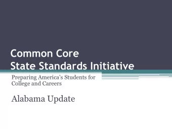 Common Core  State Standards Initiative  Preparing Americas Students for  College and Careers