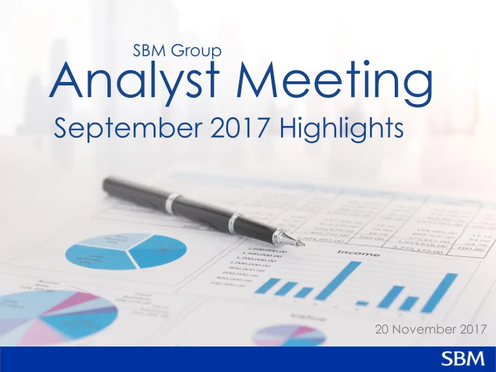 analyst meeting