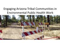 engaging arizona tribal communities in environmental