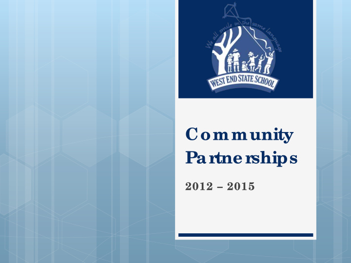 community par tne r ships