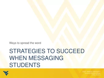 STUDENTS  DONT KNOW WHERE TO START?  THINK ABOUT STRATEGY.  SOLUTIONS    Send announcements