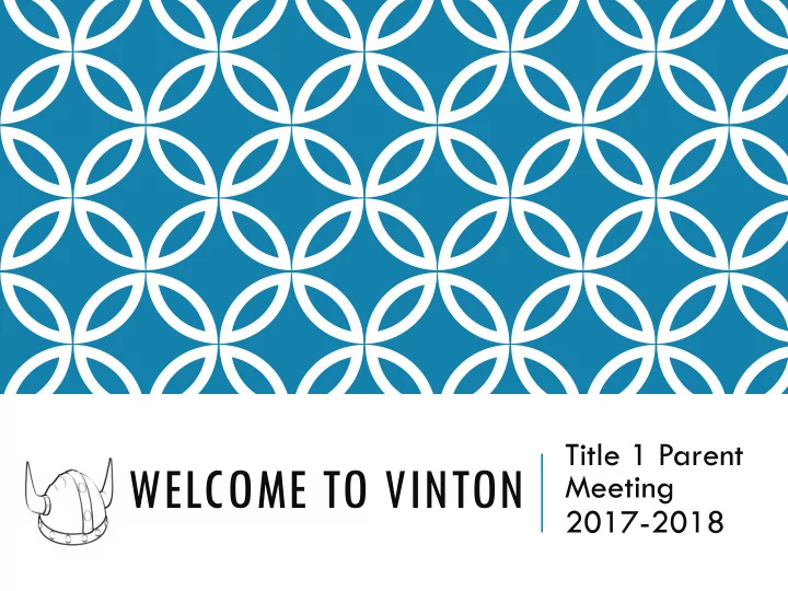 welcome to vinton