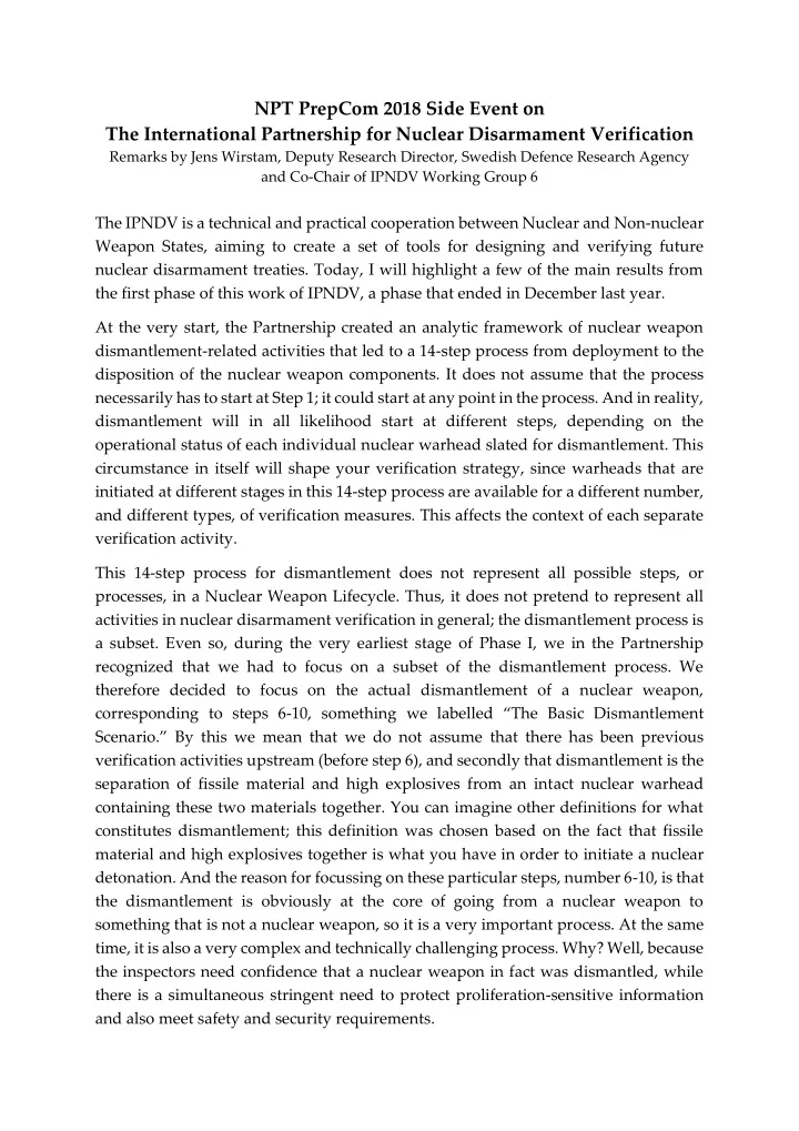 npt prepcom 2018 side event on the international