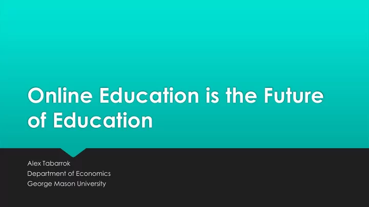 of education