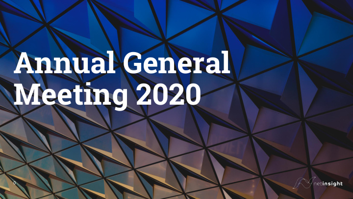 annual general meeting 2020
