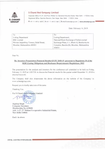 -!.  Corporate Office: A-27, 2nd Floor, Mohan Co-Operative Industrial Estate, New Delhi - 110044,