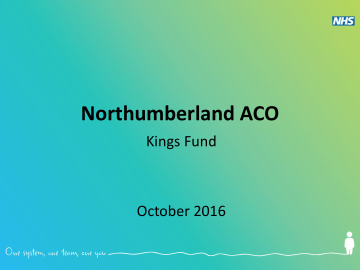 northumberland aco