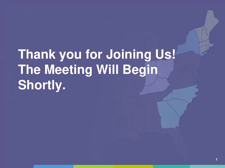 thank you for joining us