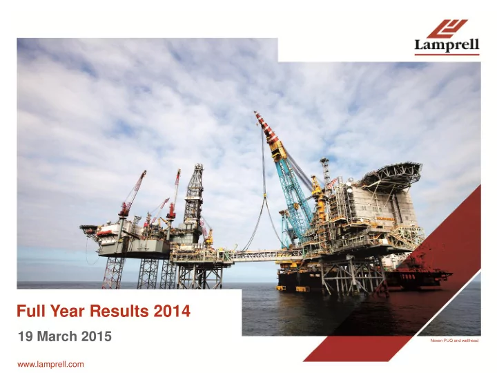 full year results 2014