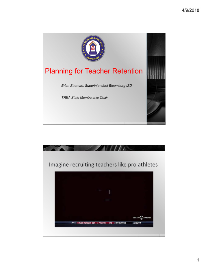planning for teacher retention