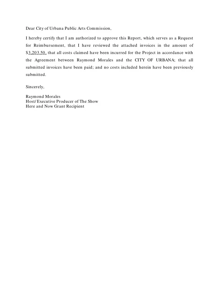 dear city of urbana public arts commission i hereby