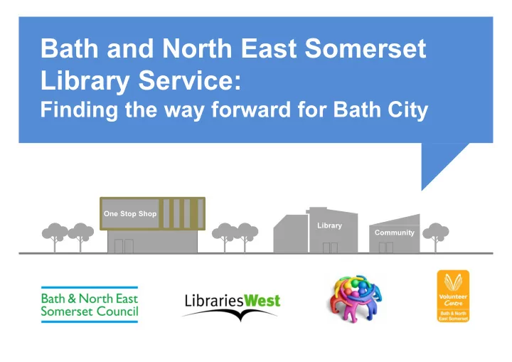 bath and north east somerset library service