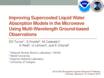 Improving Supercooled Liquid Water  Absorption Models in the Microwave  Using Multi-Wavelength
