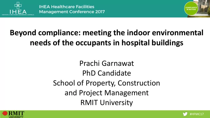 beyond compliance meeting the indoor environmental needs