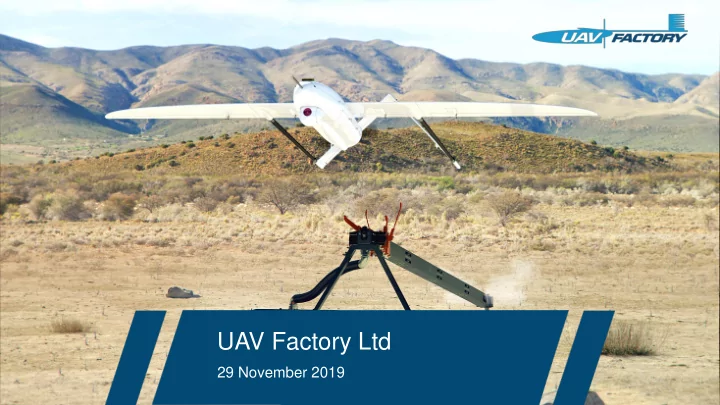 uav factory ltd