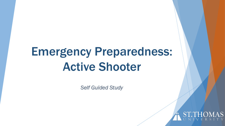 emergency preparedness active shooter