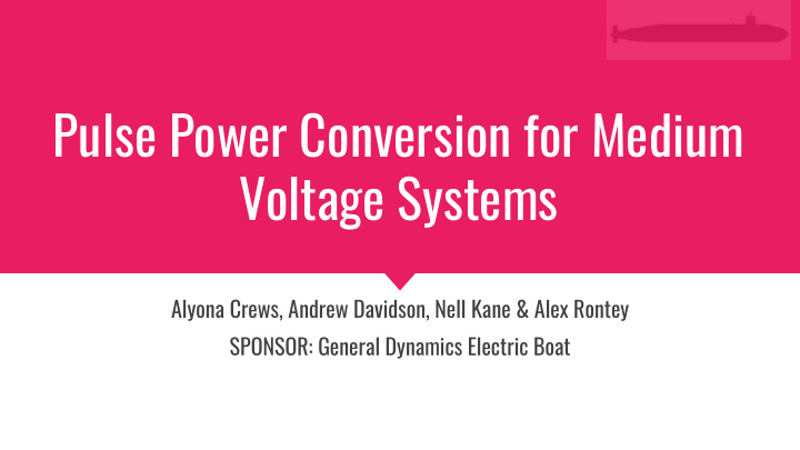 pulse power conversion for medium voltage systems