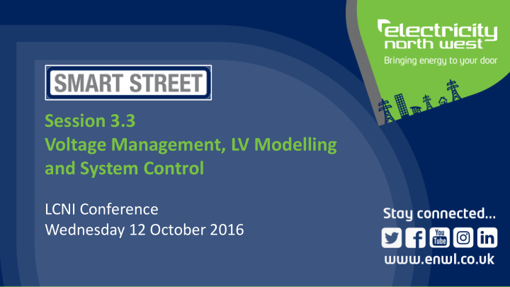 session 3 3 voltage management lv modelling and system