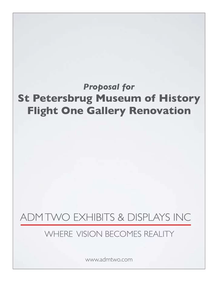 st petersbrug museum of history flight one gallery