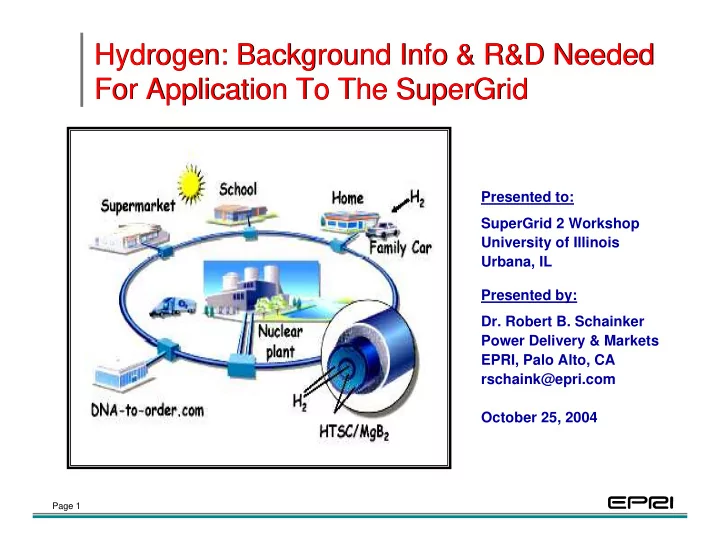hydrogen background info r d needed hydrogen background