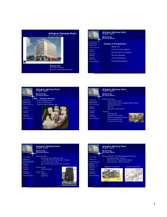 1  Arlington Gateway Hotel  Arlington Gateway Hotel  Arlington, Virginia  Arlington, Virginia