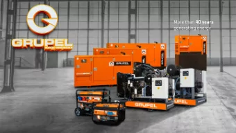 More than 40 years  generating energy  Company Grupel began its activity in 1976 where its main