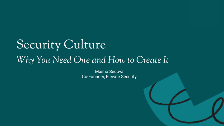 security culture