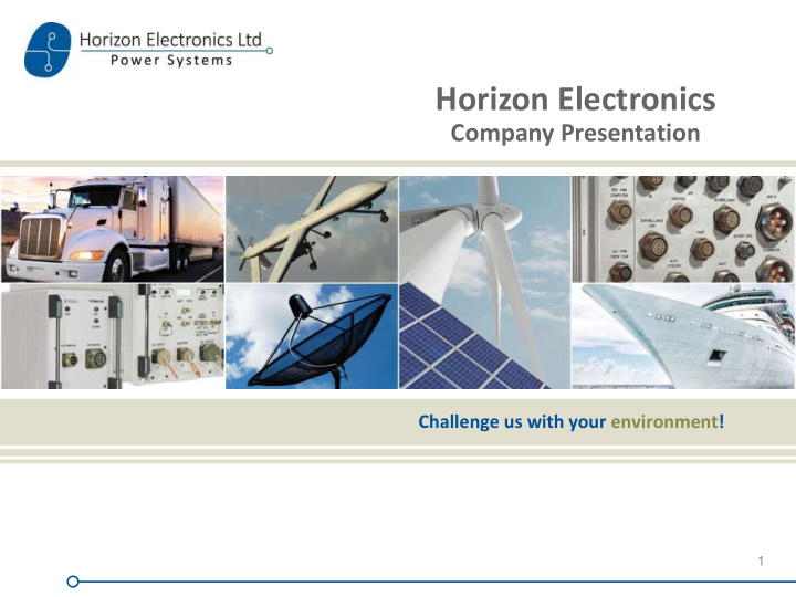 horizon electronics