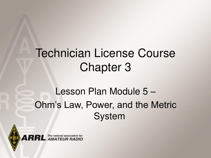 technician license course
