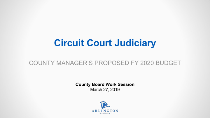 circuit court judiciary