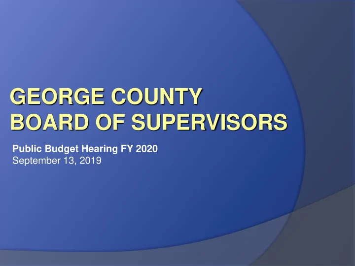 board of supervisors