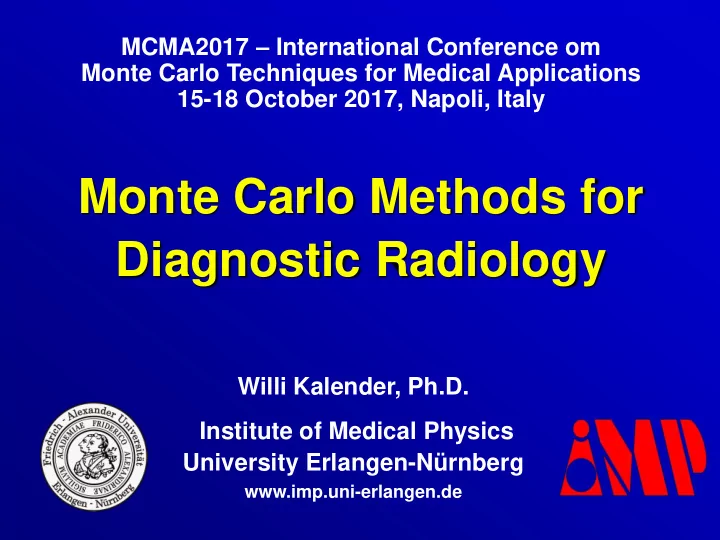 diagnostic radiology