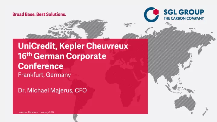 16 th german corporate