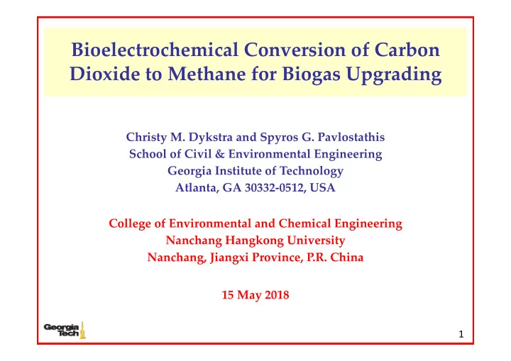 bioelectrochemical conversion of carbon dioxide to