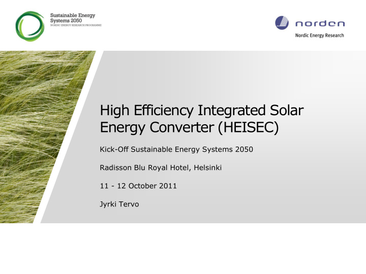 energy converter heisec