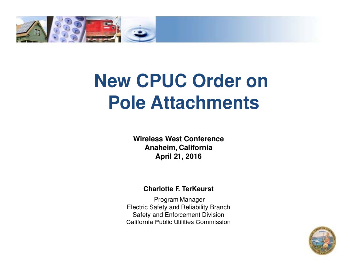 new cpuc order on pole attachments