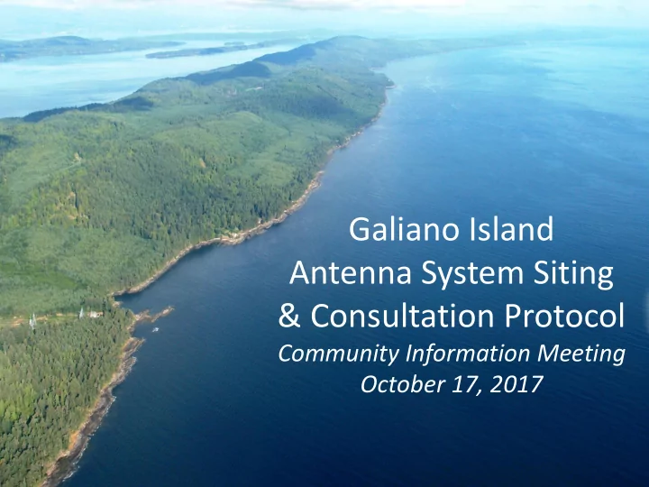 galiano island