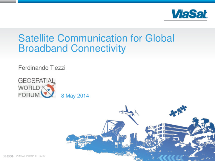 satellite communication for global