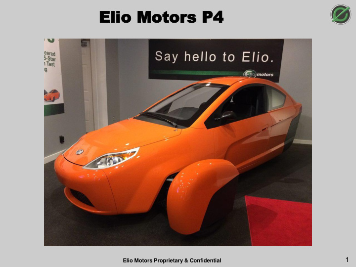 elio elio motors motors p4 p4