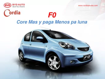 F0  Core Mas y paga Menos pa luna  Design Theory  www.cordiaaruba.com  F0 adopts European style