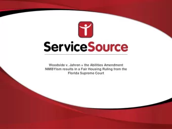 Woodside v. Jahren = the Abilities Amendment  NIMBYism results in a Fair Housing Ruling from the