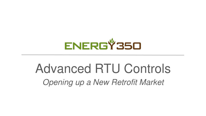 advanced rtu controls
