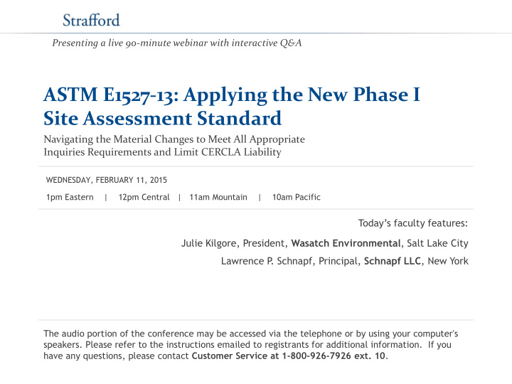 astm e1527 13 applying the new phase i site assessment