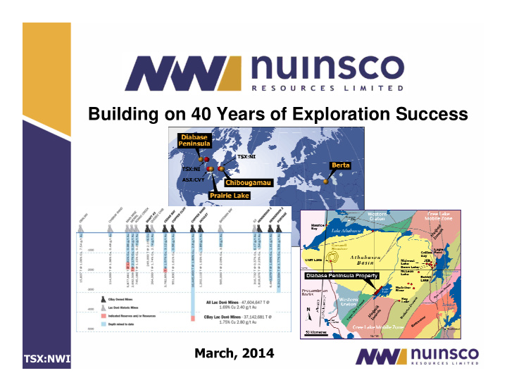 building on 40 years of exploration success
