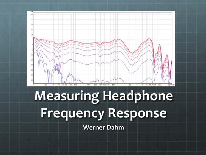 measuring headphone frequency response